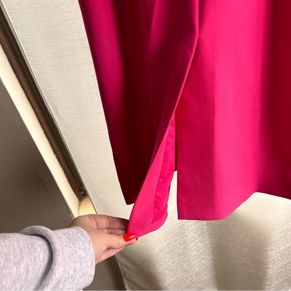 NWOT Halston Adrina Dress in Stretch Crepe, Pink - Picture 9 of 11